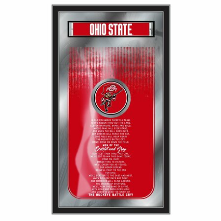 HOLLAND BAR STOOL CO Ohio State 26" x 15" Fight Song Mirror MFghtOhioSt